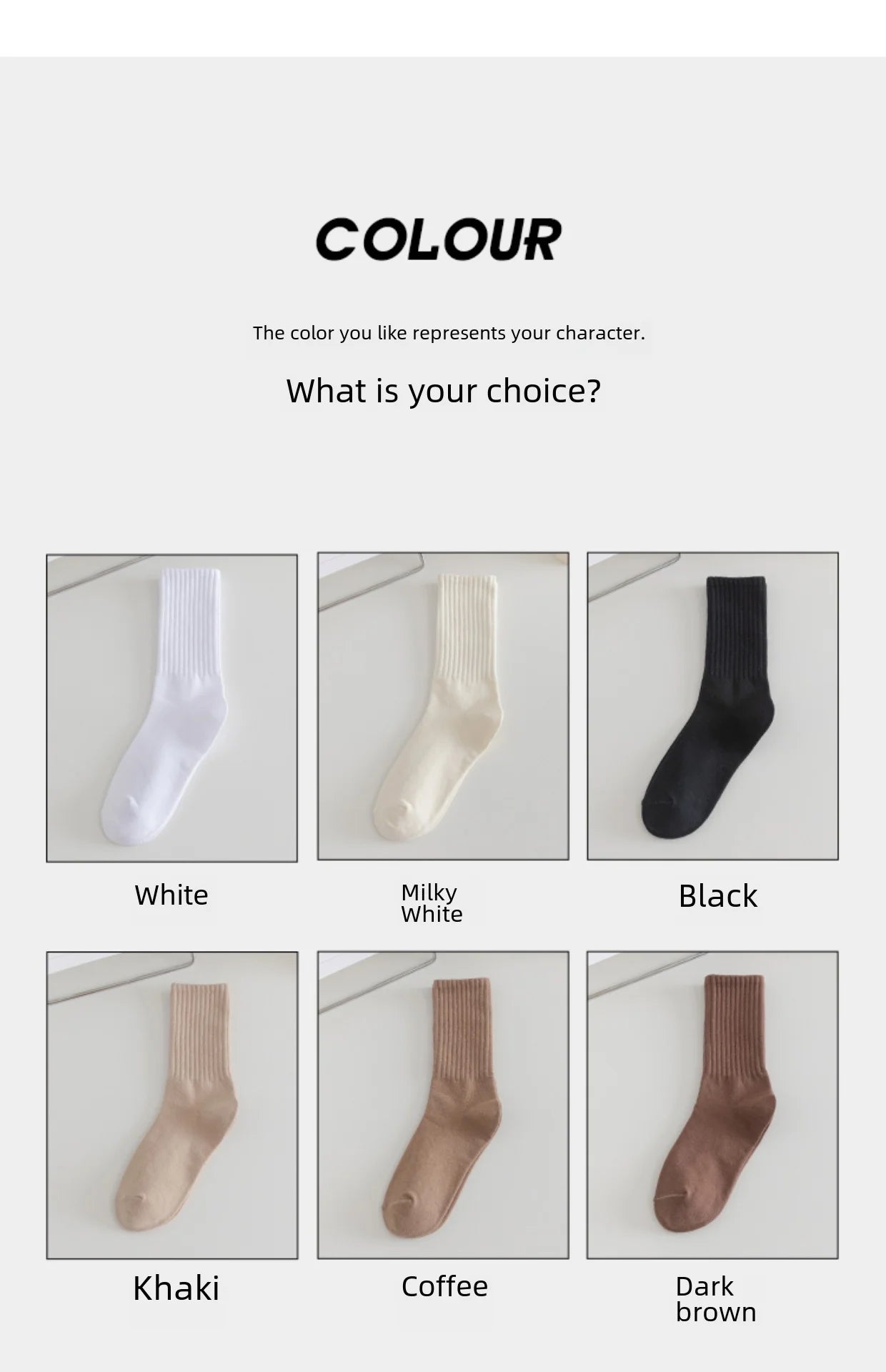 Chaussettes 100% Coton by Kali